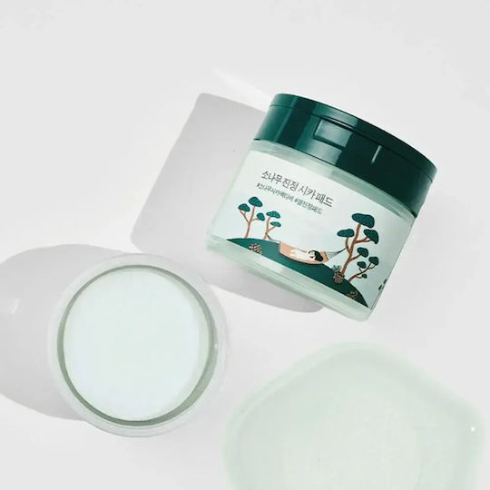 Round Lab Beruhigende Gesichtswasser-Tücher mit Centella Asiatica LHA & PHA 50 Stück
