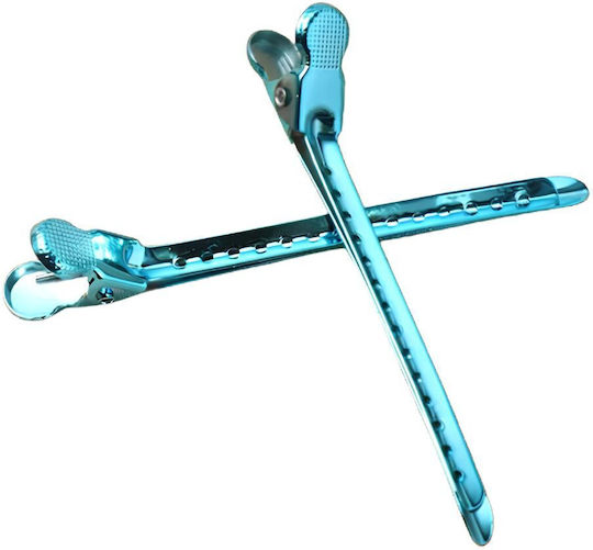 Hair Clips 6 Pieces Bifull Metal Green 9.4cm