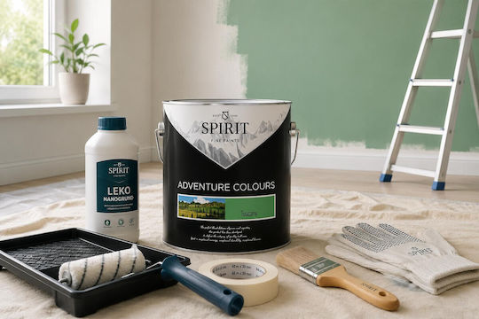 Декоративен Комплект За Боядисване До 30 М² Spirit Adventure Colours 30 Тоскана Цветен Грунд Аксесоари