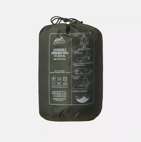 Poncho Helikon-Tex Reversibil Swagman Roll Poncho Termic Multifuncțional Mitchell Camo Leaf Mitchell Camo Clouds