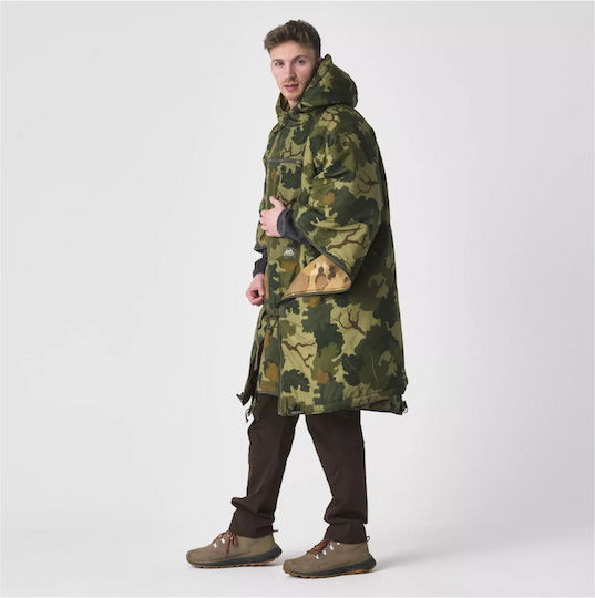 Poncho Helikon-Tex Reversibil Swagman Roll Poncho Termic Multifuncțional Mitchell Camo Leaf Mitchell Camo Clouds