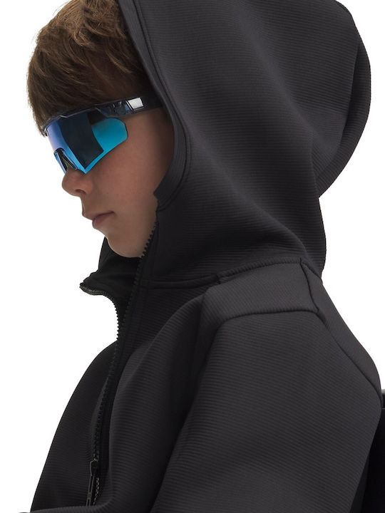 Fleece Bluză Hanorac Pentru Copii Neagră