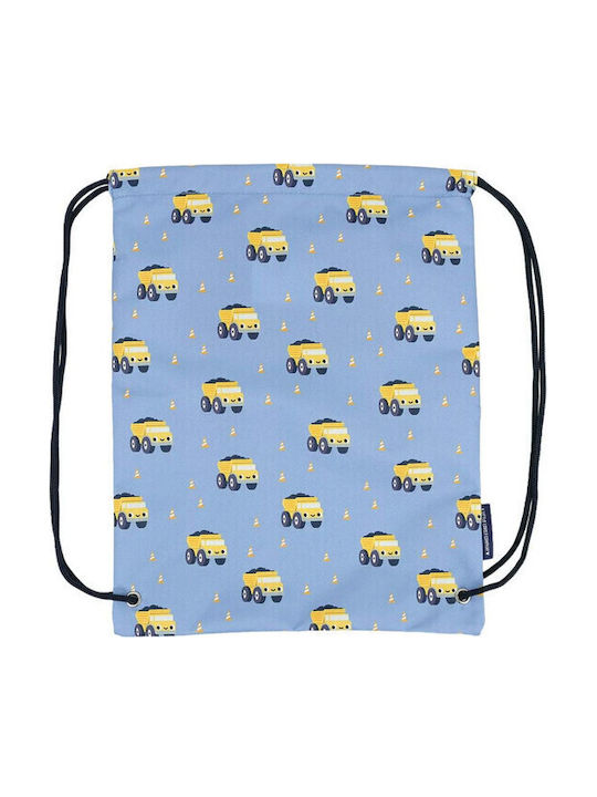 A Little Lovely Company Kids Pouch Bag Light Blue