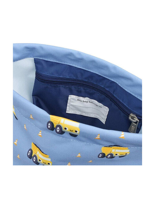 A Little Lovely Company Kids Pouch Bag Light Blue