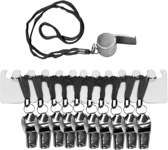 Metallische Pfeife Carnavalista 23200 Paket 12 Stücke