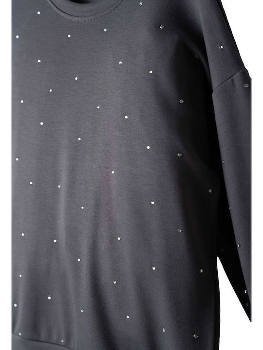 Kids Tracksuits With Top Anthracite 2 Pieces