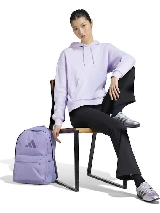 Essentials Small Logo Women's Hooded Sweatshirt Purple