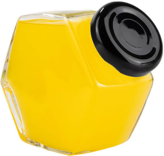 12x Εξαγωνο Διακοσμητικο Βαζο 100ml Μαρμελαδα Μπαχαρικα