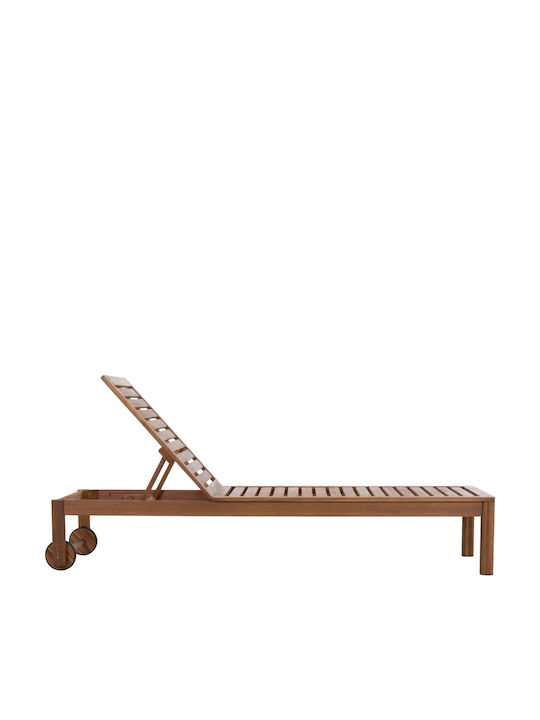 Șezlong Bej 200x70x89cm