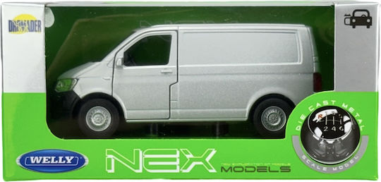 Welly Vw Transporter T6 Van Ασημι 1:34 43762