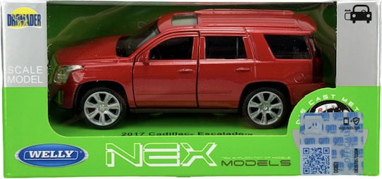 Welly 2017 Cadillac Escalade Червен 1:34 43751