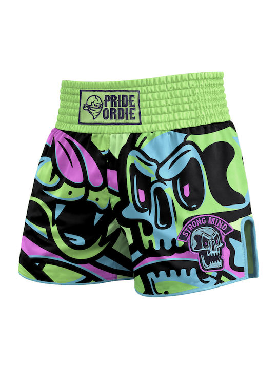 PrideOrDie Kaltes Instinkt Thai Boxershorts Grün