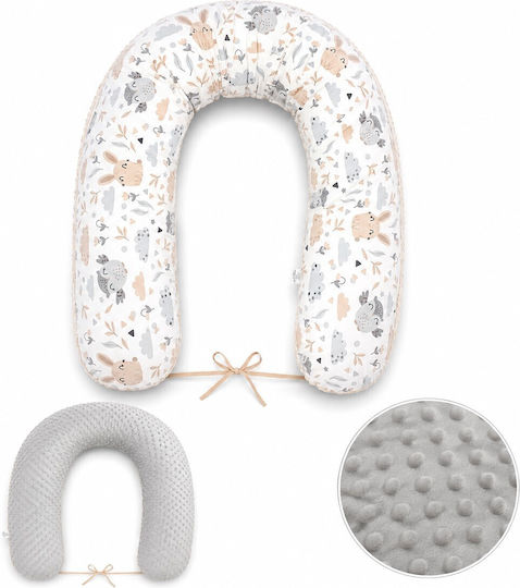 Maboo Pernă de somn pentru copii Grey Minky