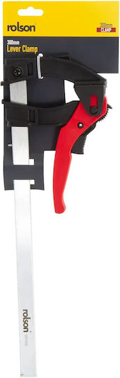 Rolson 300 Mm Lever Ratchet Clamp 120 Kg Clamping Force 90 Mm Jaw Depth