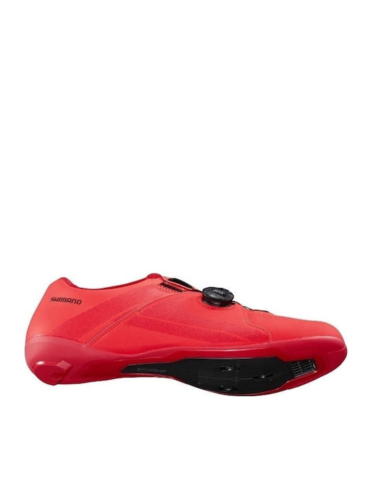 Shimano SH-RC300 Men's Low Road Cycling Shoes Red