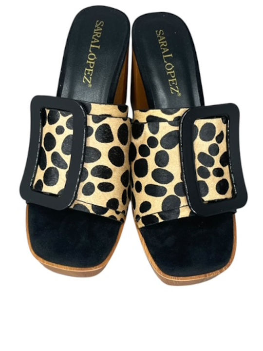 Mules With Heel Animal GY-08486-500-2