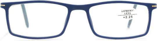 Optosquad Lesebrillen +3.75 in Blau Farbe 8777-1