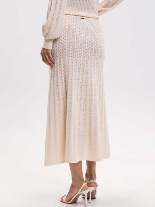 Pencil Maxi Skirt Ecru