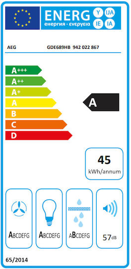 AEG Absorption Mechanism 90cm Black