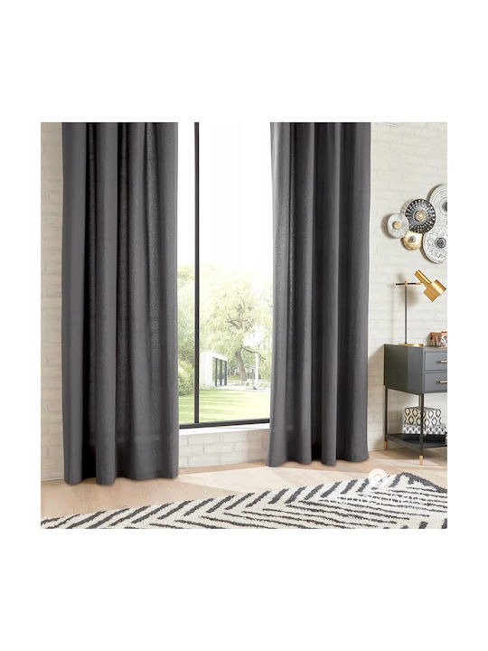 Atmosphera Vorhang mit Grommets Baumwolle 135x240cm