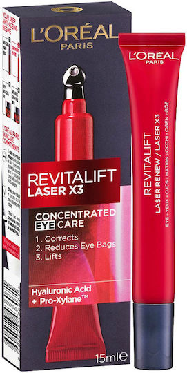 L'Oreal Paris Revitalift Laser Renew Околоочен Крем за Против Стареене Хидратация и Торбички 15ml