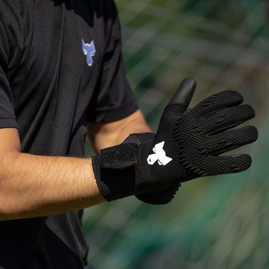 Fearless Goalkeepers Wolf Pro+ Goalkeeper Gloves Adults & Kids Black