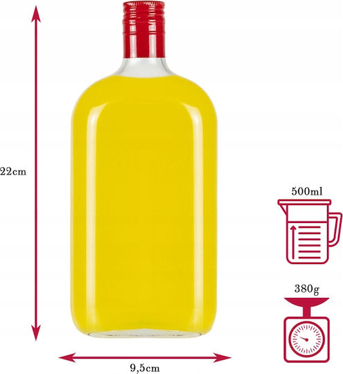 50x Μπουκάλι Classic Βάμμα Κρασιού 500ml + Καπακι