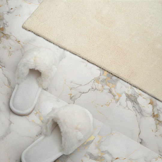 Coloray Vinylfliesen Set Mit Gedrucktem Eleganten Marmor Muster 6x60x30 cm