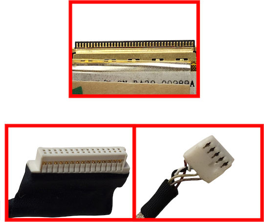 Screen Flex Cable Samsung Np-qx410 Qx411 Qx412 Qx510 Qx511 Qx512 Ba39-00986a Ba39-00989a Video Screen Cable Code 1-flex0177