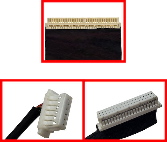 Screen Flex Cable Msi Gx620 Gx623 Gt640 Gt627 Gt628 Gx630 Gx640 Ms-1656 Ms1651x K19-3040006-h39 Video Screen Cable Code 1-flex0507