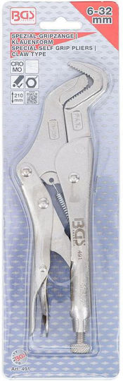 Self-locking Pliers Fang Shape 210 Mm 6 32 Mm Bgs 491