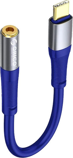 Orico Cable USB-C male - 3.5mm Μπλε 0.2m AXC-02
