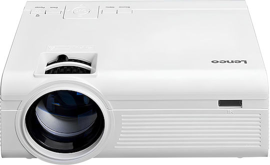 Lenco LPJ-280WH Projector LCD LED Lamp with Built-in Speakers White
