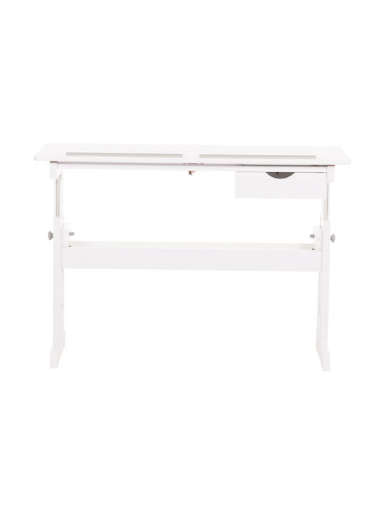 Ascent Kinder Schreibtisch Weiß 109x55x62cm