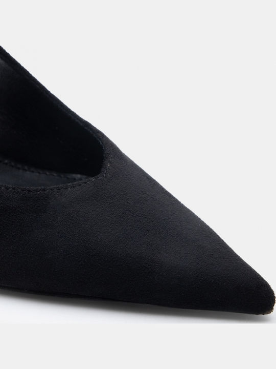 Pointed Toe Heels with High Heel Black