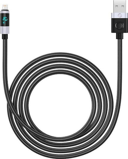 Orico LED USB-A към Lightning кабел 12W Черен 0.5m