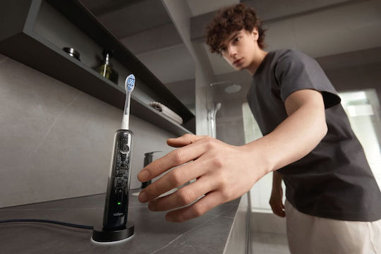 Laifen Wasserflosser mit Drucksensor und Reiseetui Schwarz
