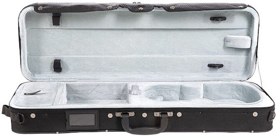 Gewa Aspirante Violin Oblong Waterproof Case Violin Padded 4/4 Black