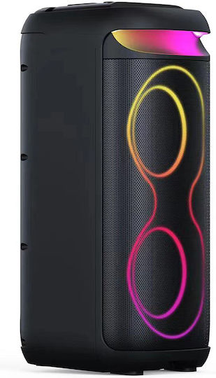 Boxă Karaoke cu Microfon Wireless și Efecte de Iluminare SM-6615 Negru