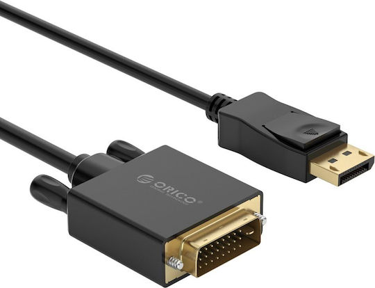 Orico DVI-D male - DisplayPort male 1m Black XD-DTD