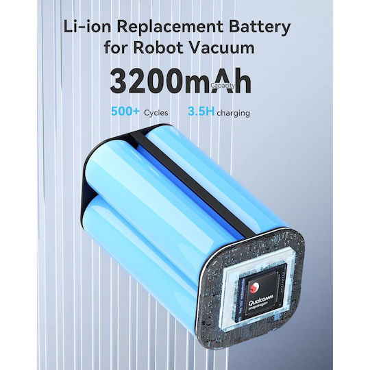 Μπαταρία 3200mAh για Σκούπα Ρομπότ Roborock / Cecotec / Eufy / Mova