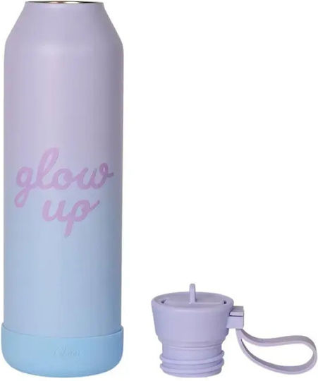 Citron Glow Up Неръждаема стомана Детско Бутилка за Вода Лилава 750ml