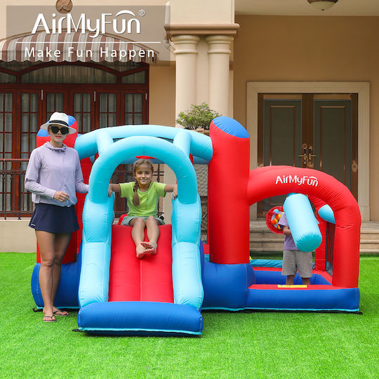 ForAll Надуваема Fun Arena с трамплин и пързалка за 3-8 години