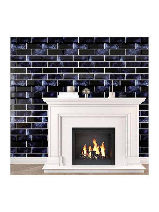 3d Purple Self-adhesive Wall Tile Stickers 10 Pcs 0.9 M²