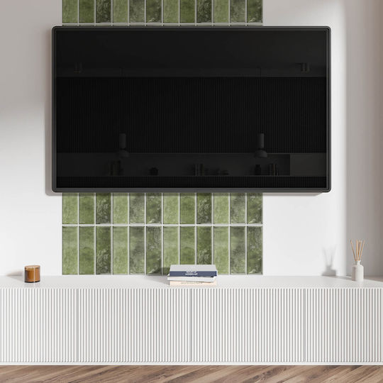 Decorative Vinyl Wall Panel Sticker Geometric Tile Design 100x50 Cm