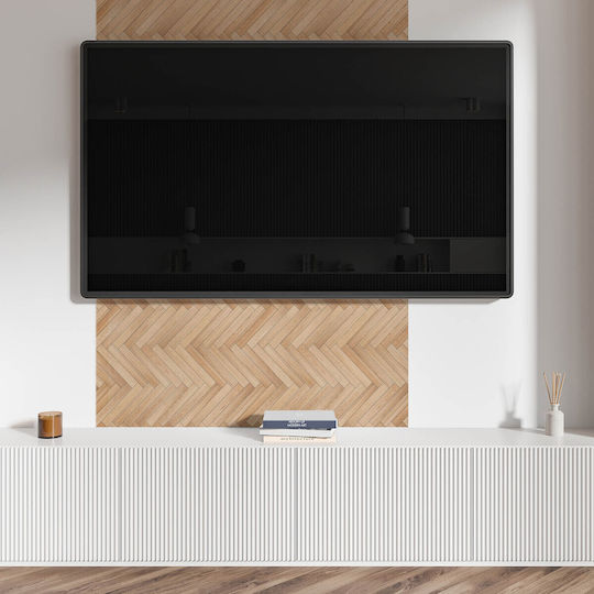 Dining Room Graphic Panel Sticker PVC 100x50 Herringbone Design