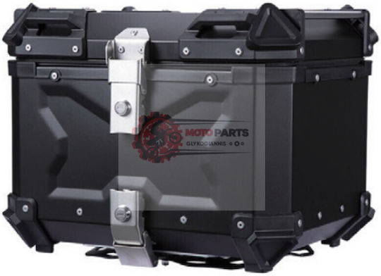 AX065 Bagaj Motocicletă Aluminiu 65lt Neagră