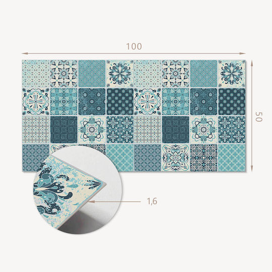 Wandsticker & Wandgemälde Vinyl Panel Moderne Innendekoration 100x50 cm Geometrische Mosaik Designs