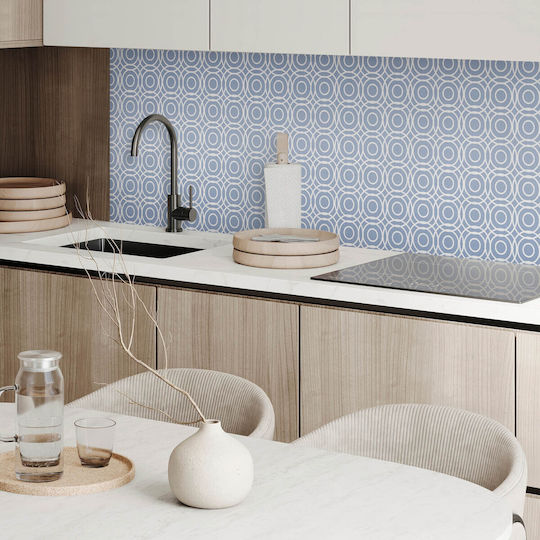 Panou Decorativ de Perete Vinil Print 100x50 din Design Geometric Circular