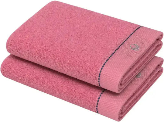Billerbeck Πετσέτα Χεριών Aurora Pink 2τμχ Βάρους 525gr/m²